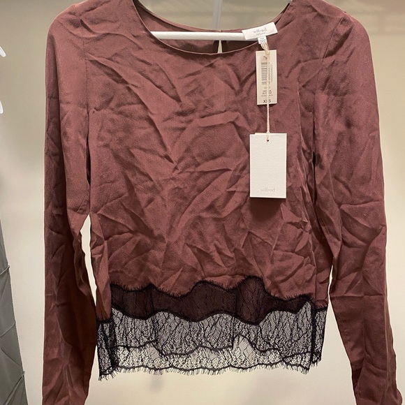 BNWT Aritzia Wilfred Desaix blouse. XXS - Picture 3 of 6